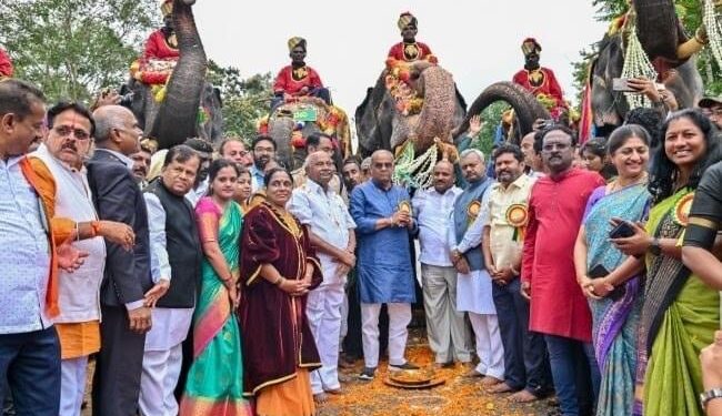 മൈസൂരു ദസറ: ഗജപായന ചടങ്ങിന് തുടക്കം.