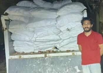 കാട്ടിക്കുളത്ത്. പച്ചക്കറിയുടെ മറവില്‍ പിക്കപ്പ് ജീപ്പില്‍ കടത്തിക്കൊണ്ട് വരികയായിരുന്ന 75 ചാക്ക് ഹാന്‍സ് പിടികൂടി