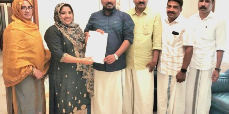 വാക്ക് പാലിച്ച് സൽ‍മ മോയിൻ പേരിയയിൽ കളി സ്ഥലത്തിനുള്ള സ്ഥലമെടുപ്പിനുള്ള നടപടികൾ പൂർത്തിയായി