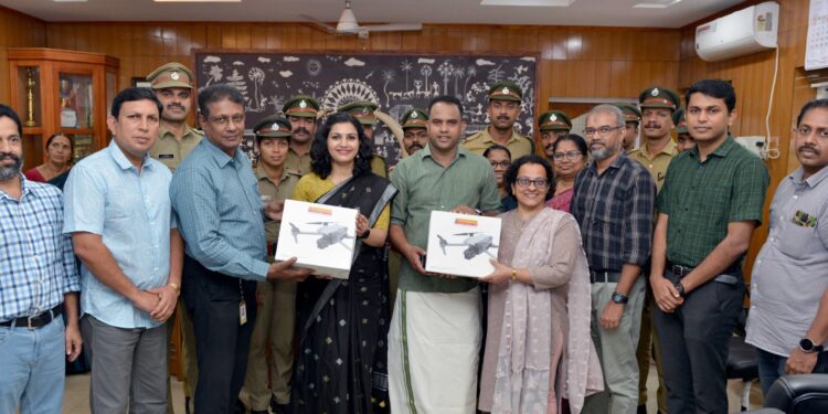 വൈഫൈ 2023: വനം വകുപ്പിന് ഡ്രോണുകള്‍ കൈമാറി