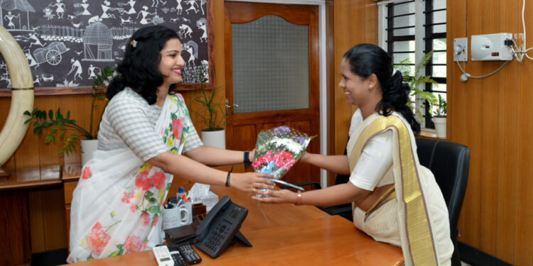 ജില്ലാ കളക്ടറായി ഡി.ആര്‍ മേഘശ്രീ ചുമതലയേറ്റു