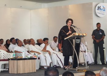 ബൂത്ത്‌ തല നേതാക്കളോട് നന്ദി അറിയിച്ച് പ്രിയങ്ക ഗാന്ധി